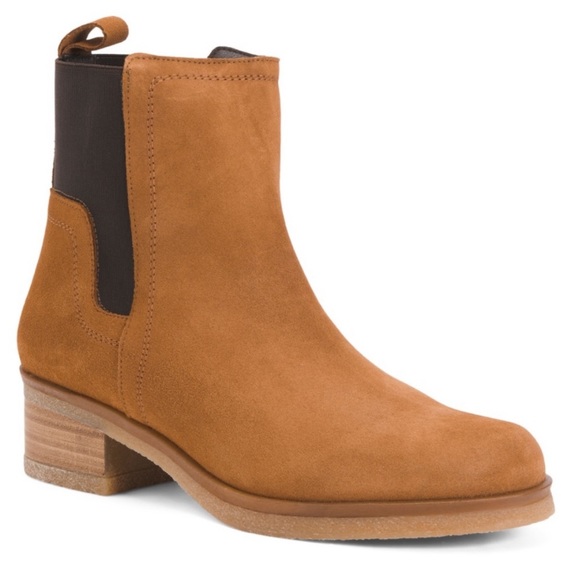 NEW IN BOX Avellini Made In Spain Suede Chelsea Booties EU 38 / US 8 - Picture 3 of 4